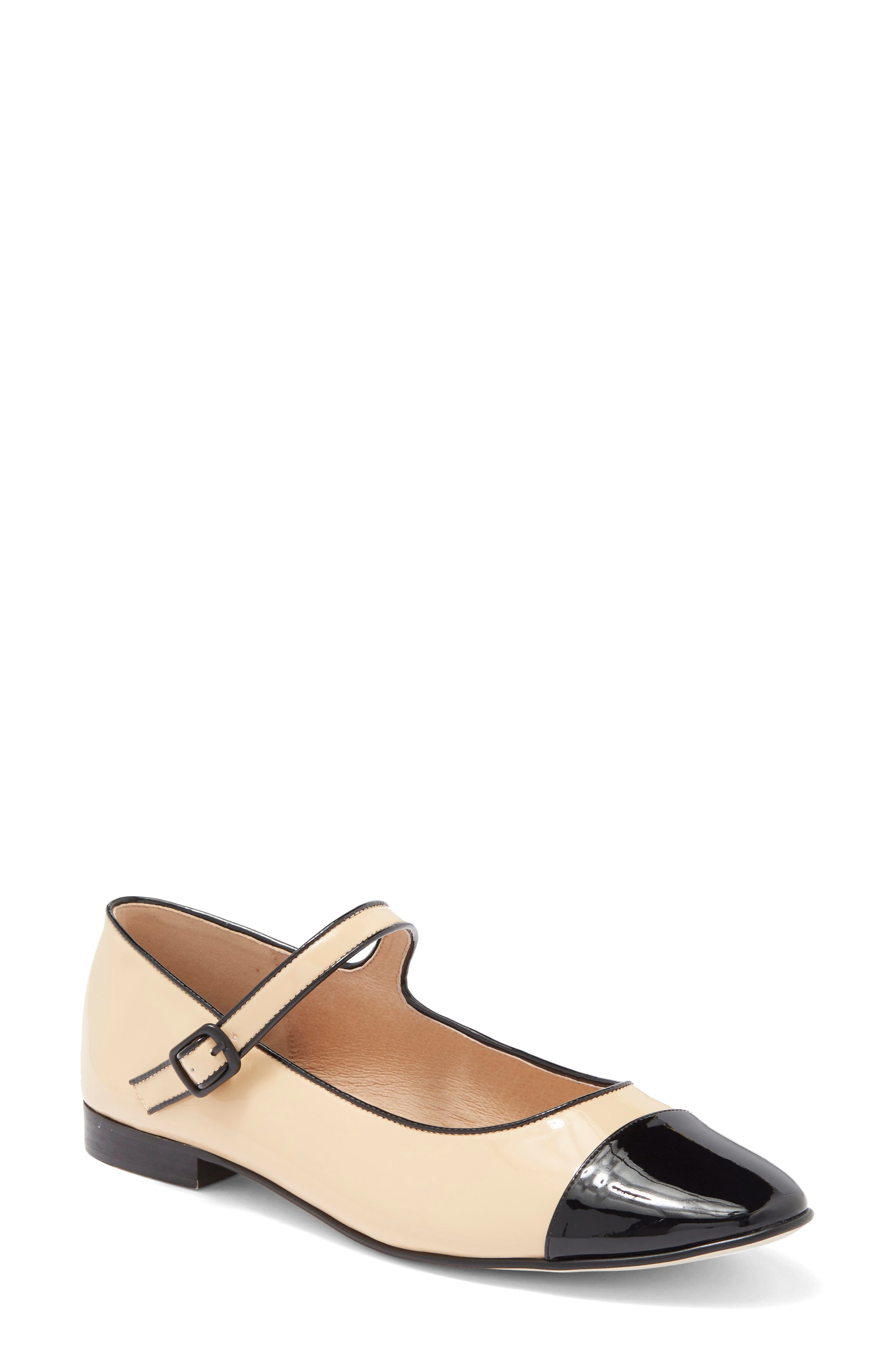 Curvet Mary Jane, Main, color, NUDE PATENT BLACK PATENT COMBO