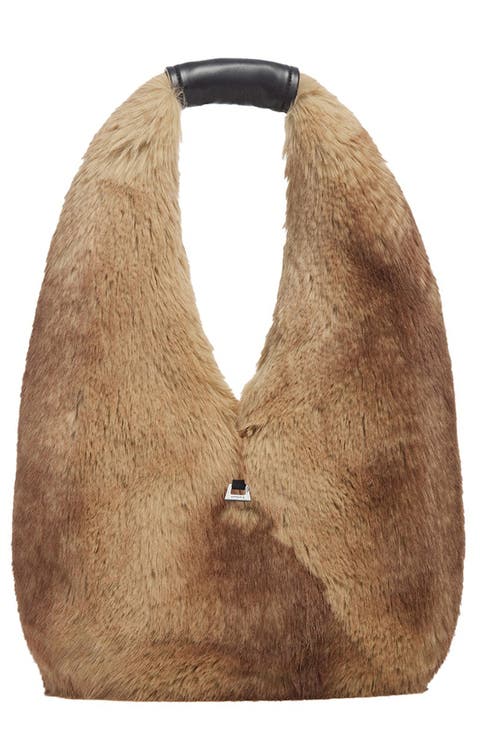 Colette Faux Mink Ring Bag