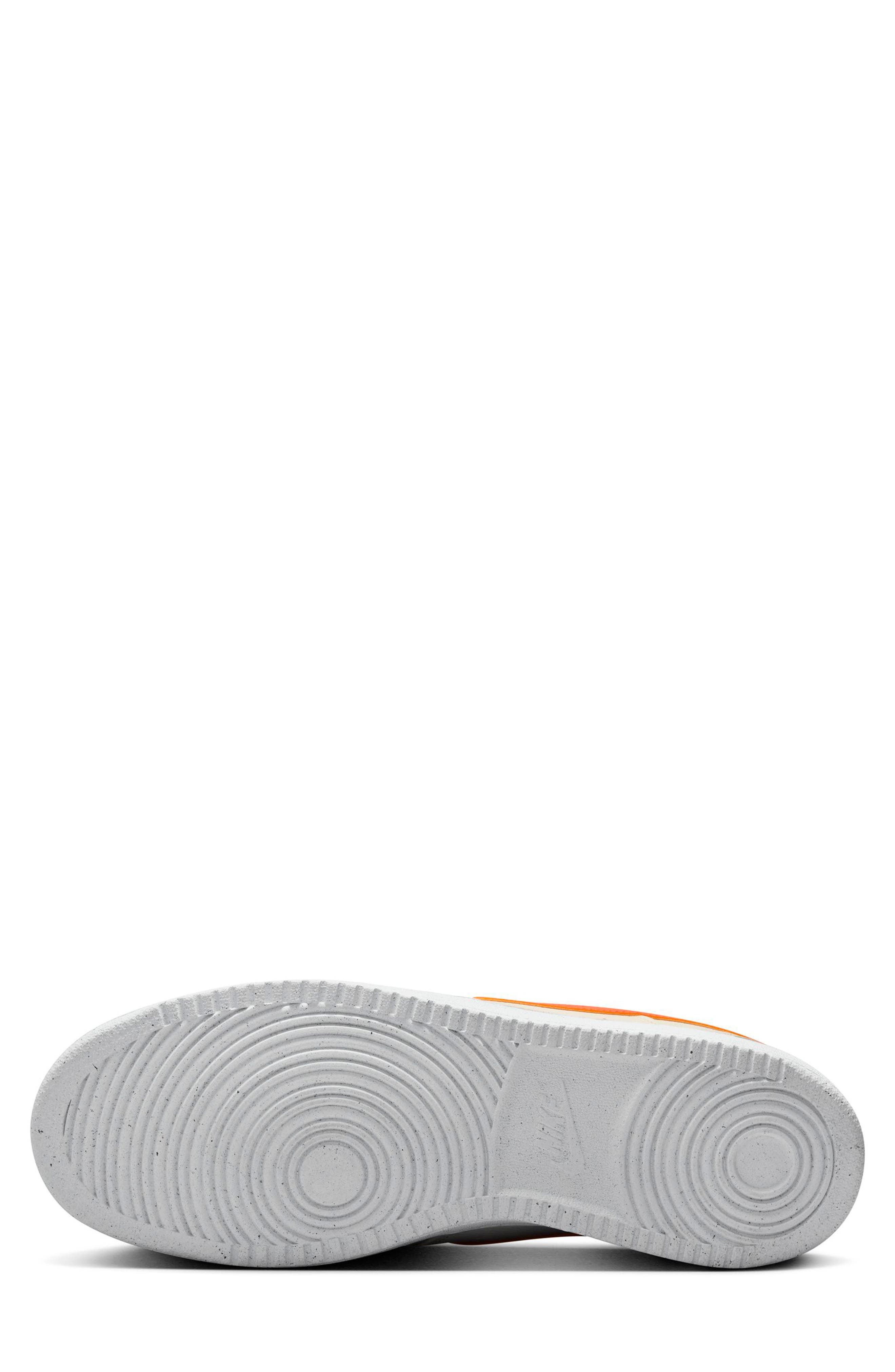 Court Vision Next Nature Sneaker, Alternate, color, SAIL/ SAFETY ORANGE/ WHITE