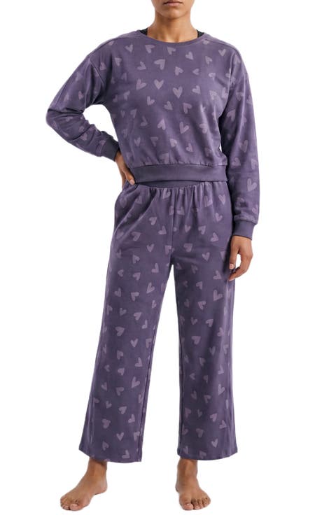 Striped Pullover & Pants Pajama Set