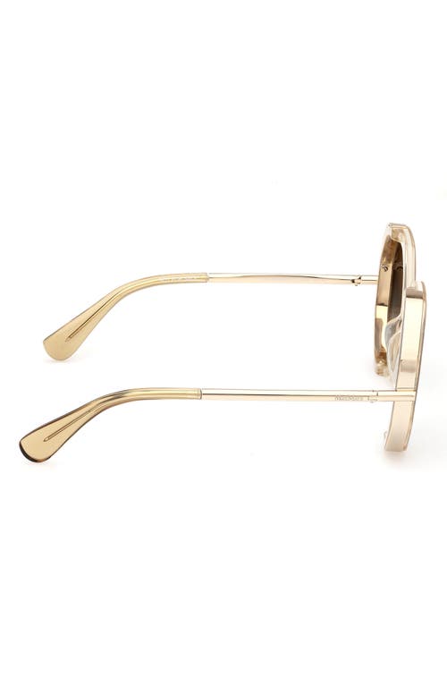 Max Mara 55mm Geometric Sunglasses In Multi
