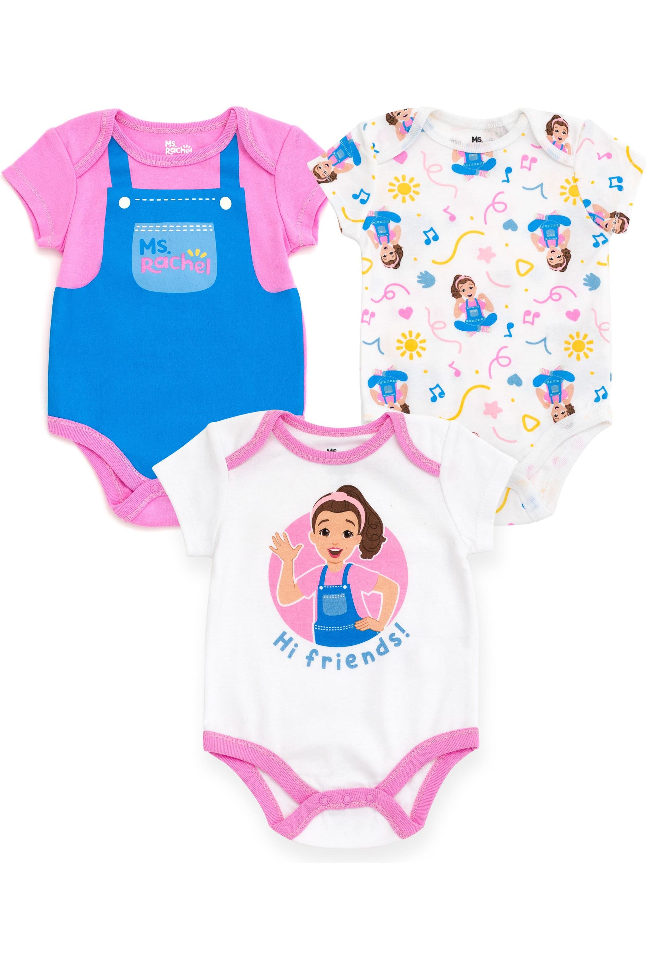 selected Pink White Blue