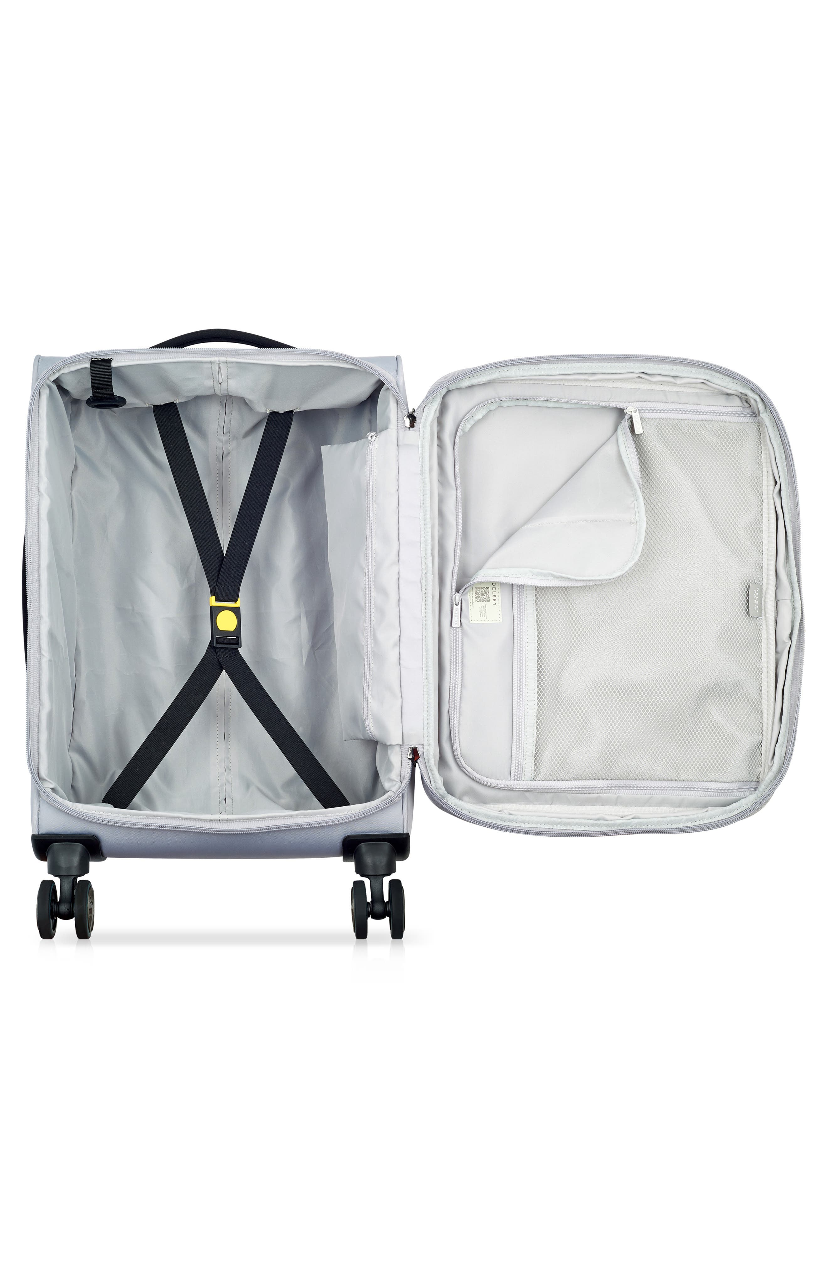 DELSEY Cruise 3.0 Softside Carry-On Luggage, Alternate, color, Platinum