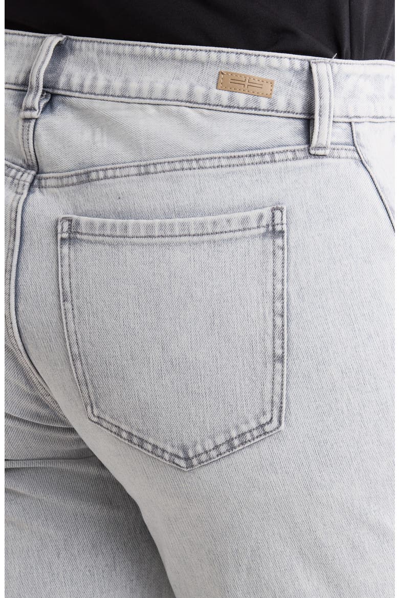 Kennedy High Waist Straight Leg Jeans, Alternate, color, ALPINE GREY