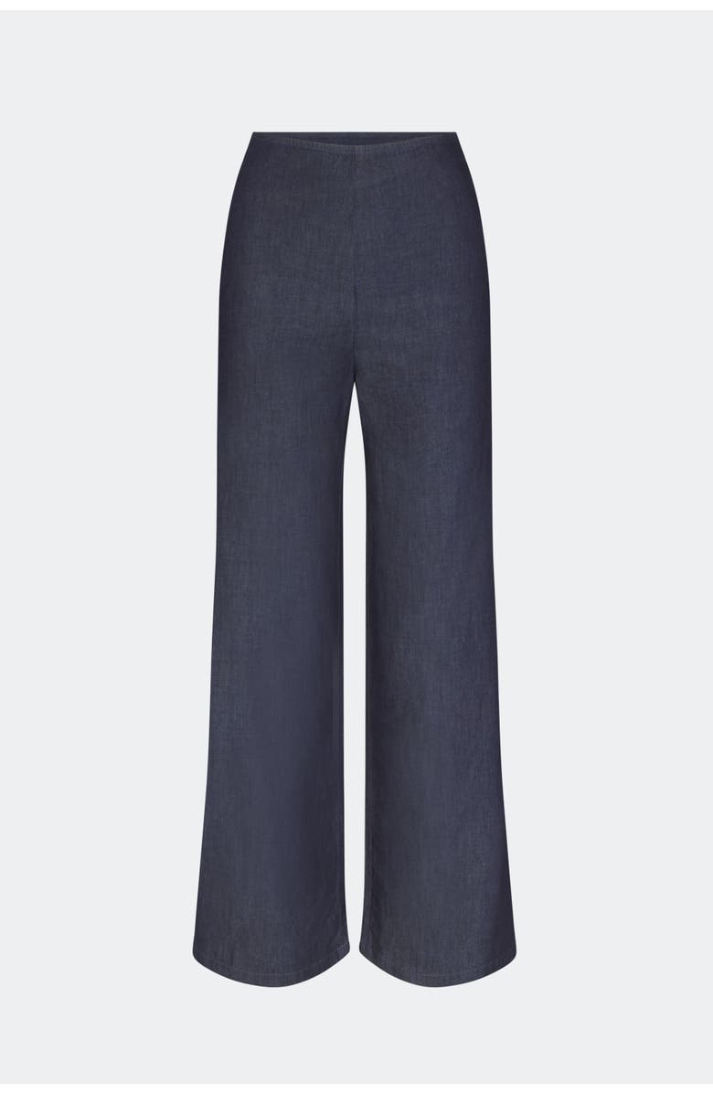 SIMONMILLER Pia Chambray Side Zip Pant, Alternate, color, Indigo