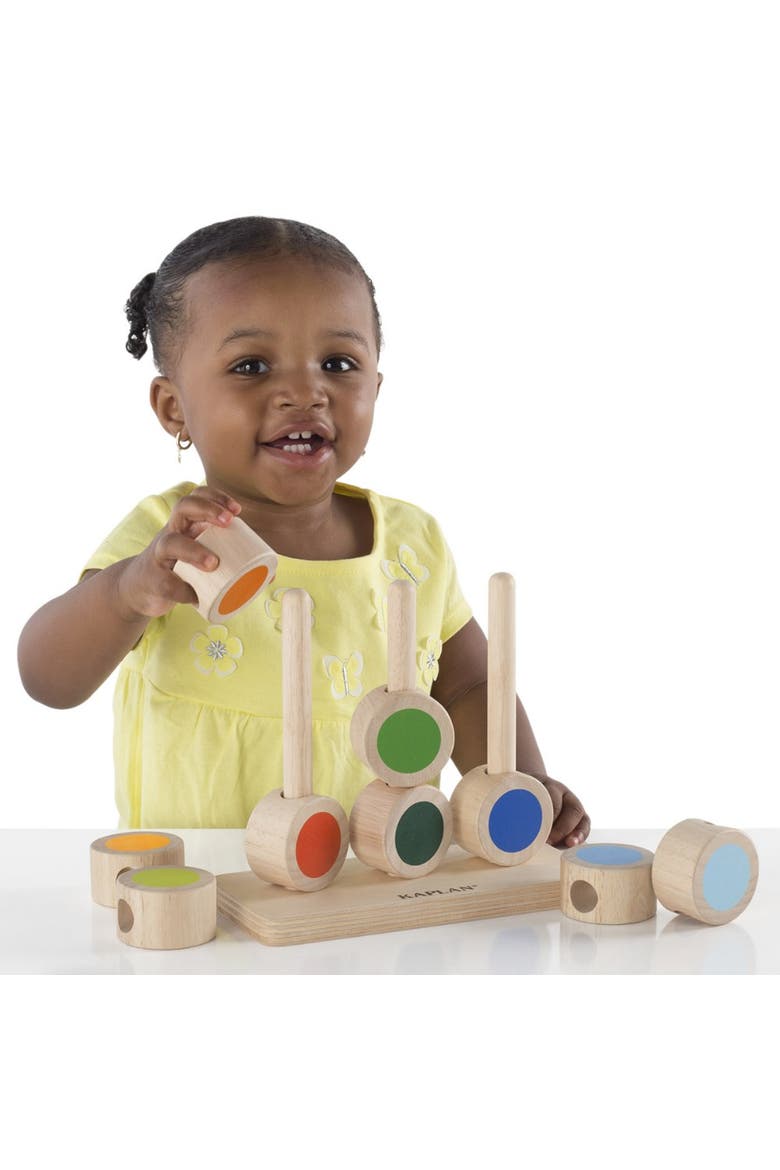Toddler Circle Tower Stacker, Alternate, color, Multicolor