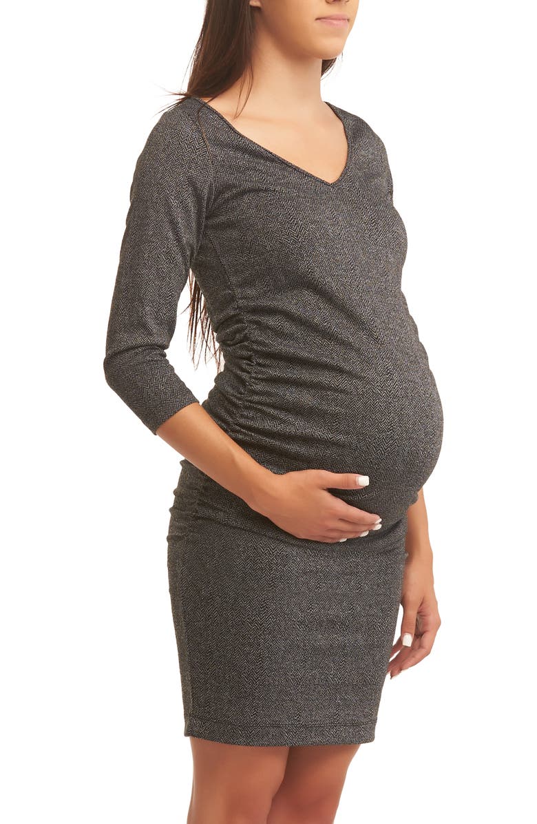 BABY MOON Darianna Maternity Dress, Alternate, color,