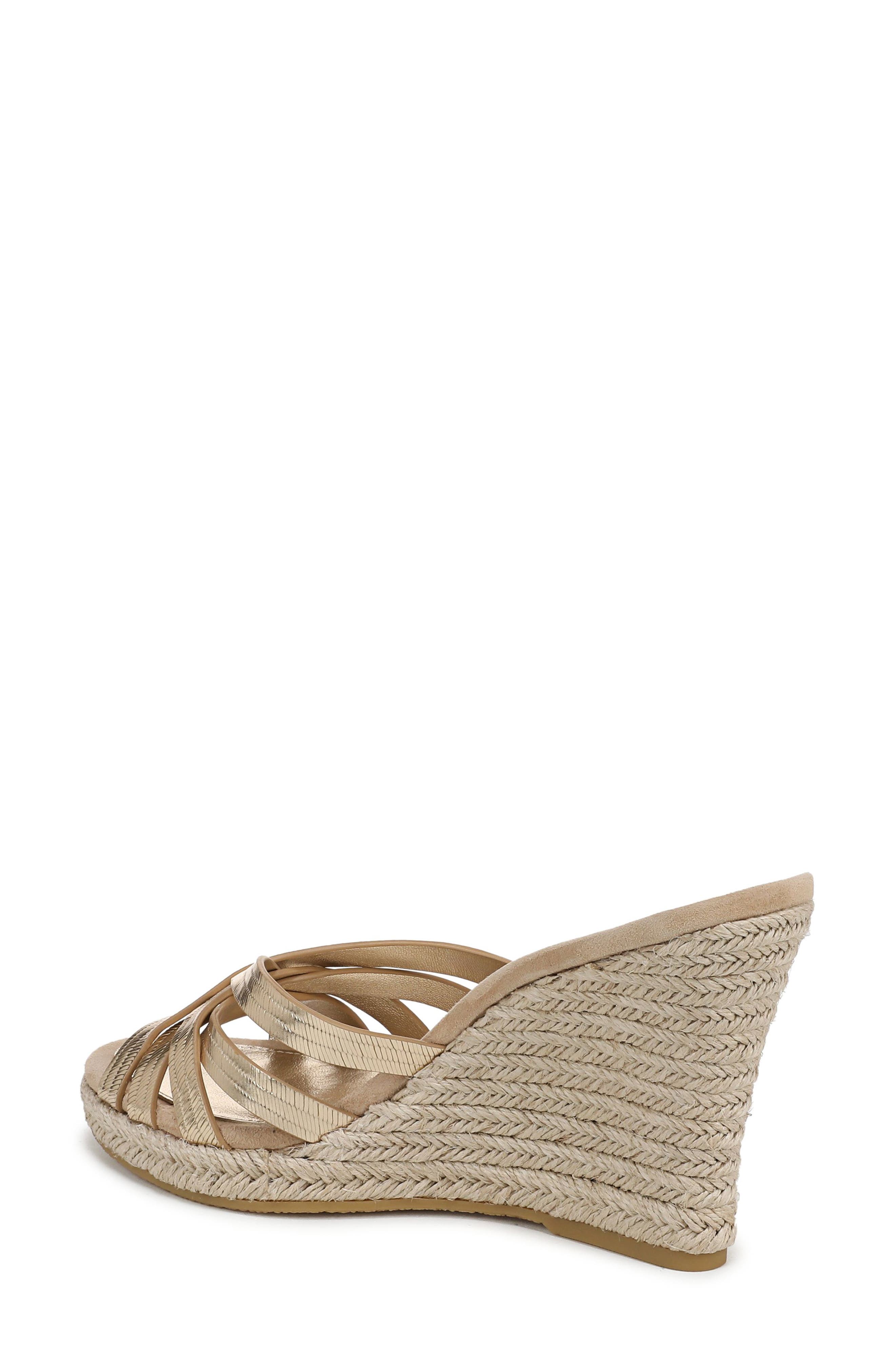 Phylina Wedge Sandal, Alternate, color, GOLD