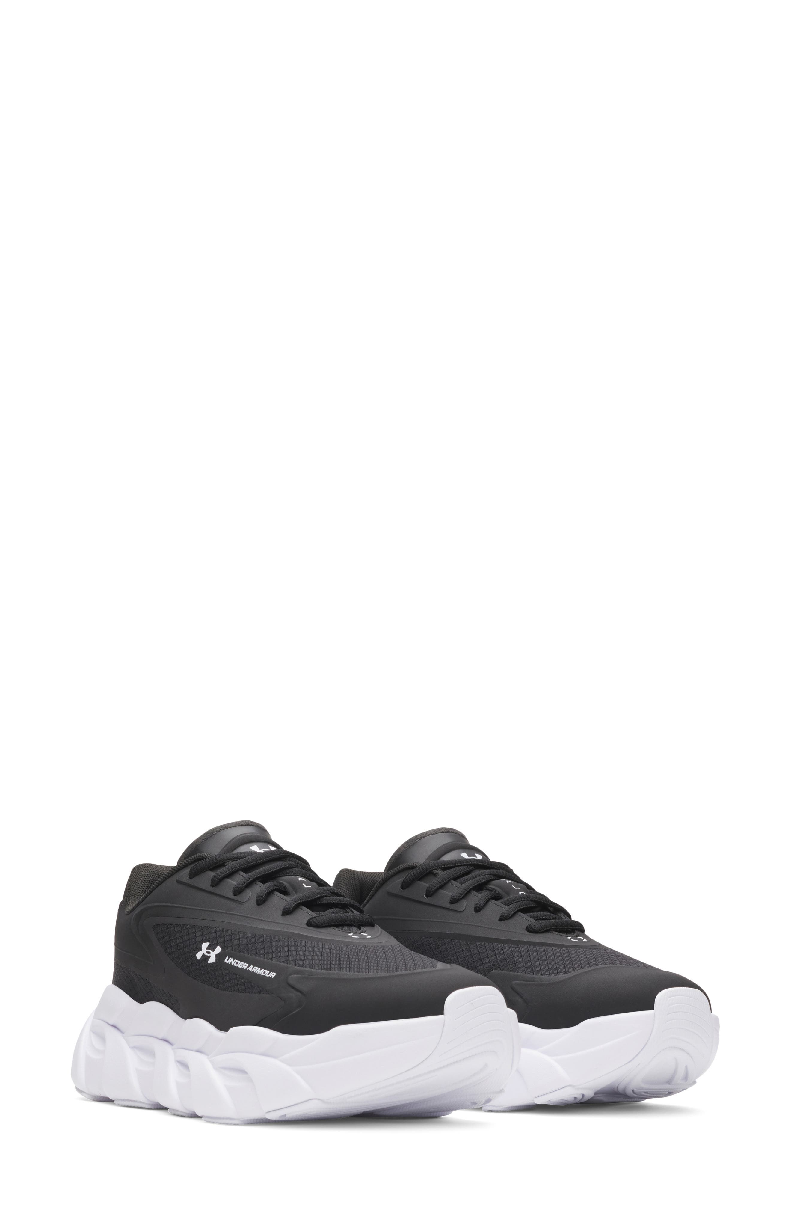 Under Armour UA Halo Runner SE Running Shoe, Main, color, Black / White / White