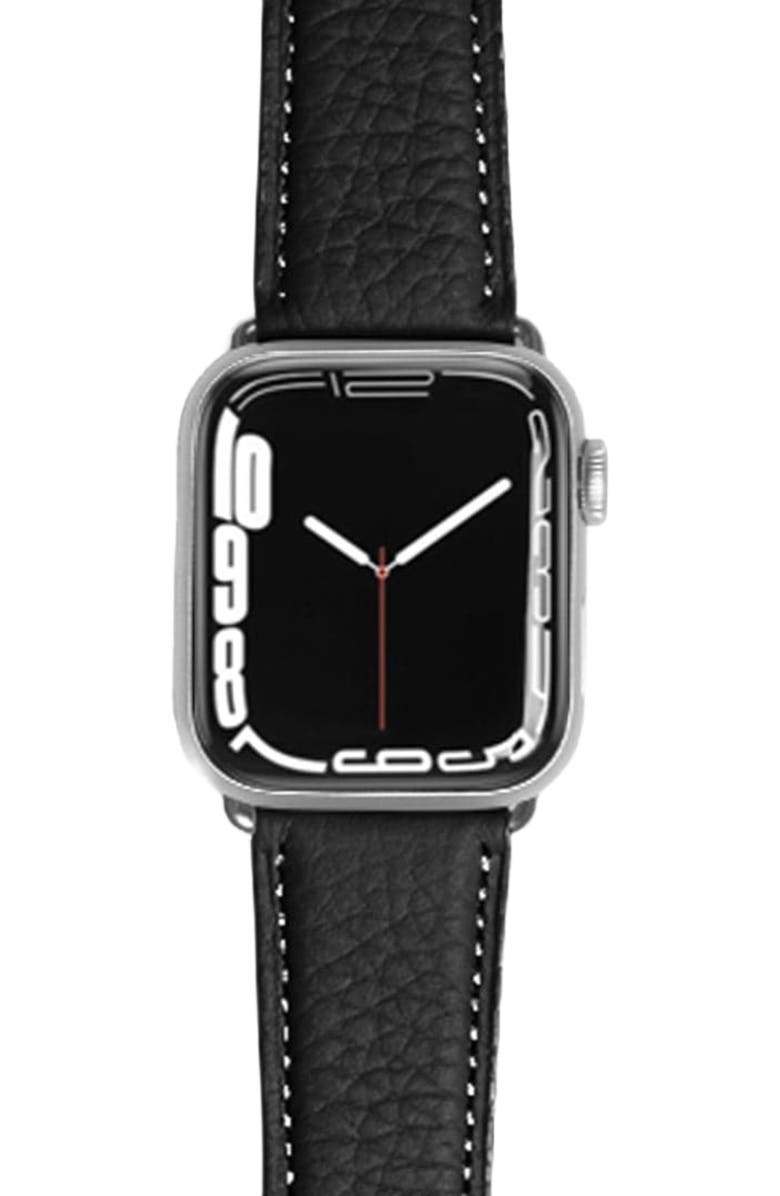 MAISON de SABRÉ Apple Watch Band, Alternate, color, Black Caviar