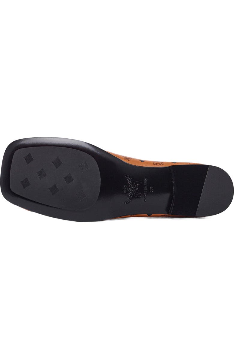 MCM Monogram Moccasin in Lamb Leather, Alternate, color,