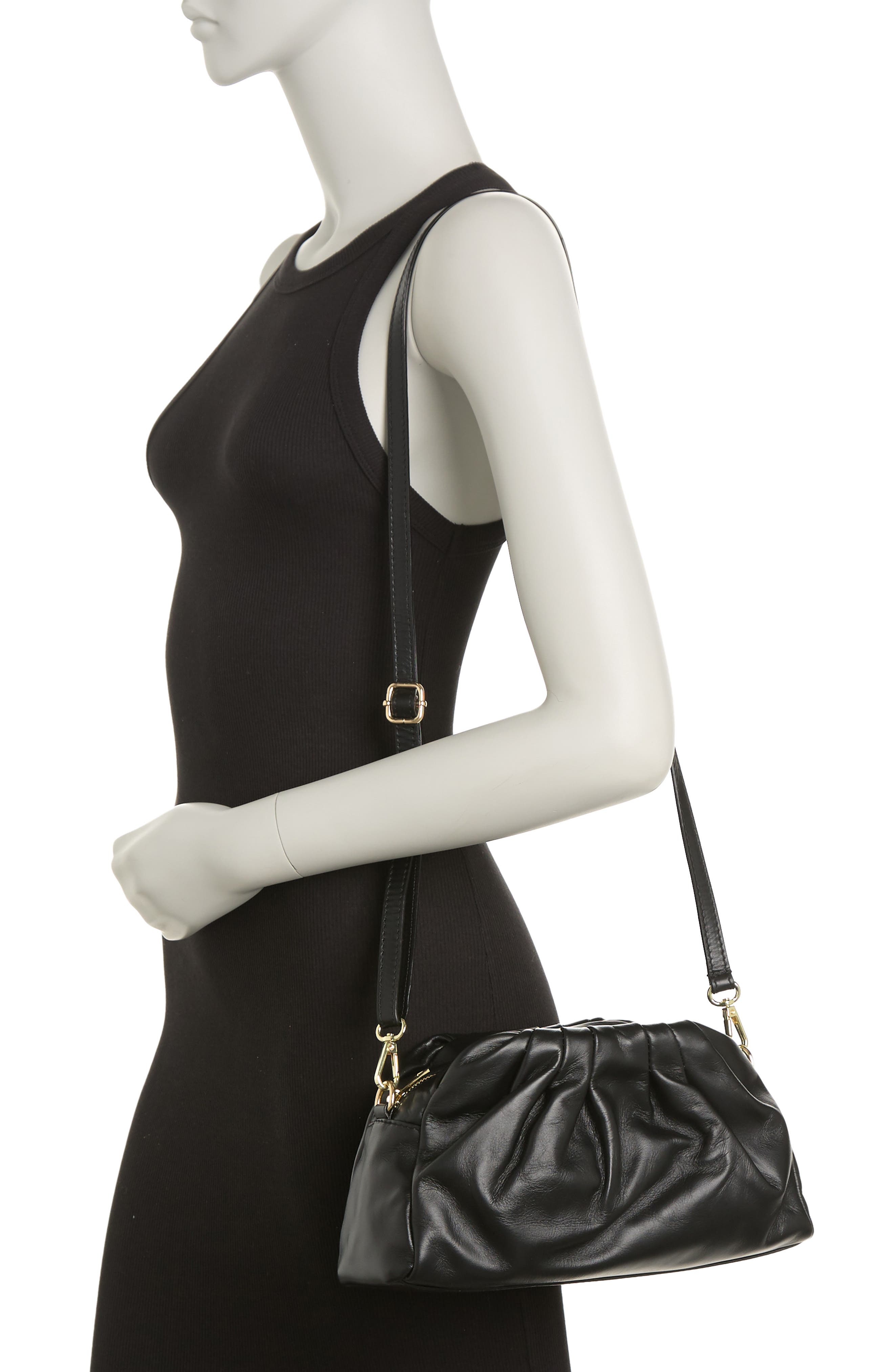 MARKESE Leather Pouch Crossbody, Alternate, color, 