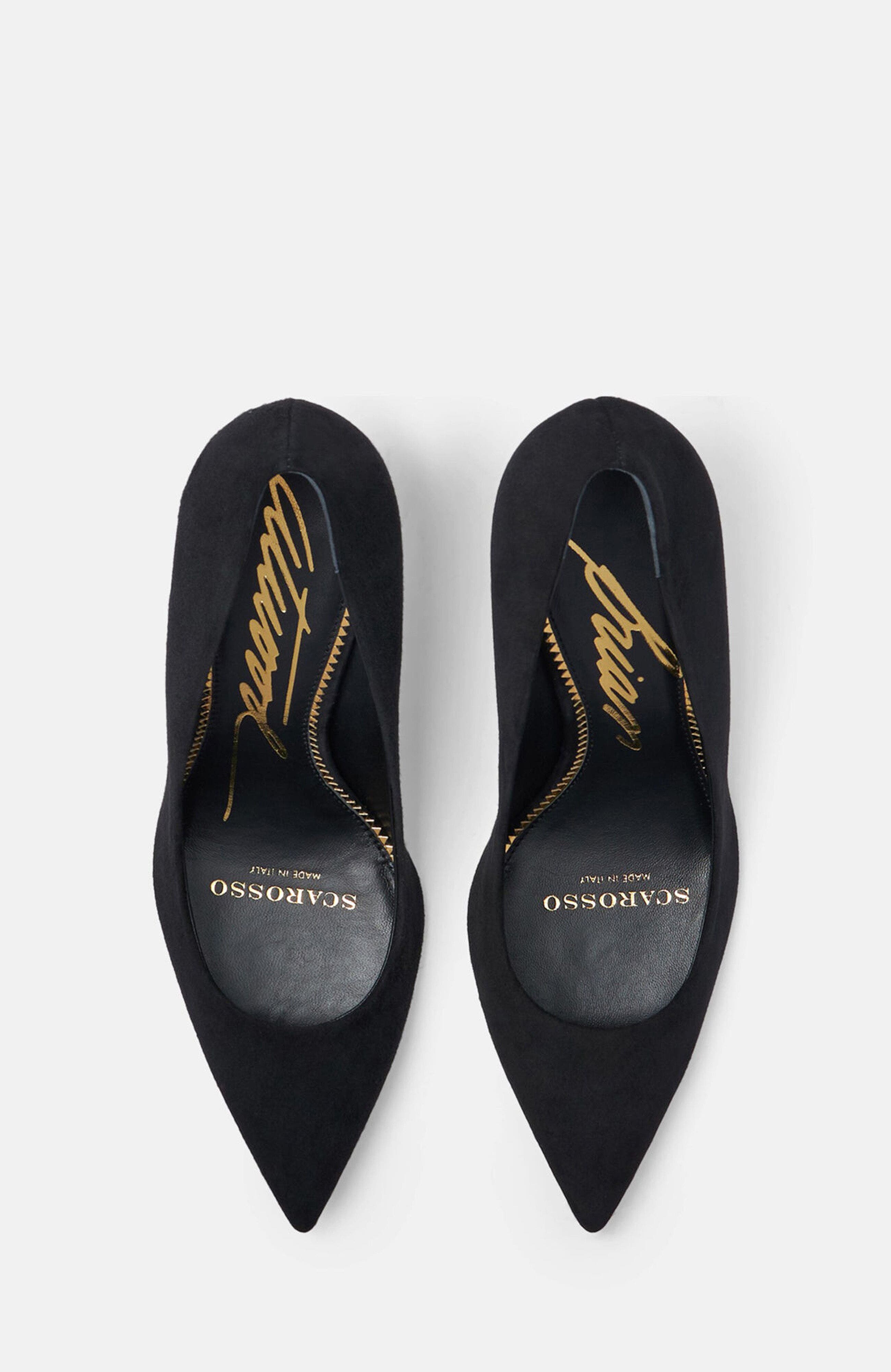 SCAROSSO Gigi Pumps, Alternate, color, Black - Suede