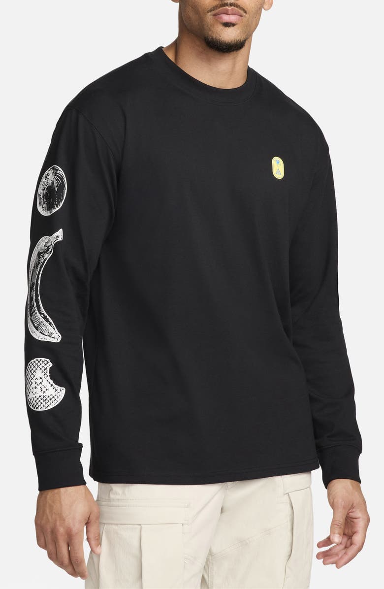 Nike Dri-FIT ACG Hike Snacks Long Sleeve Graphic T-Shirt, Main, color,