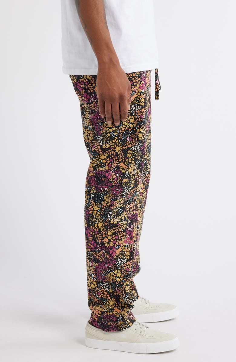ICECREAM Azalea Floral Corduroy Pants, Alternate, color,