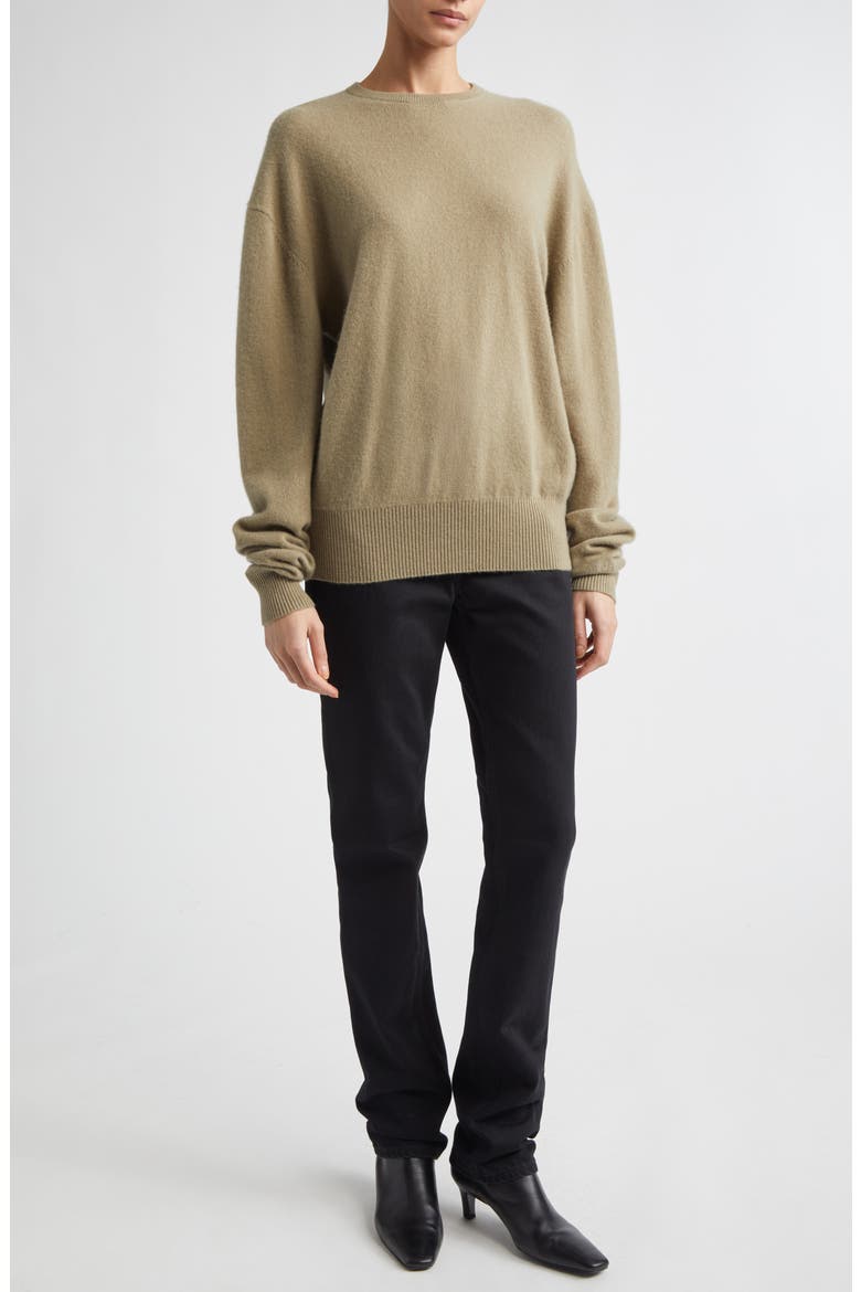 Classic Cashmere Crewneck Sweater, Alternate, color, HAZEL