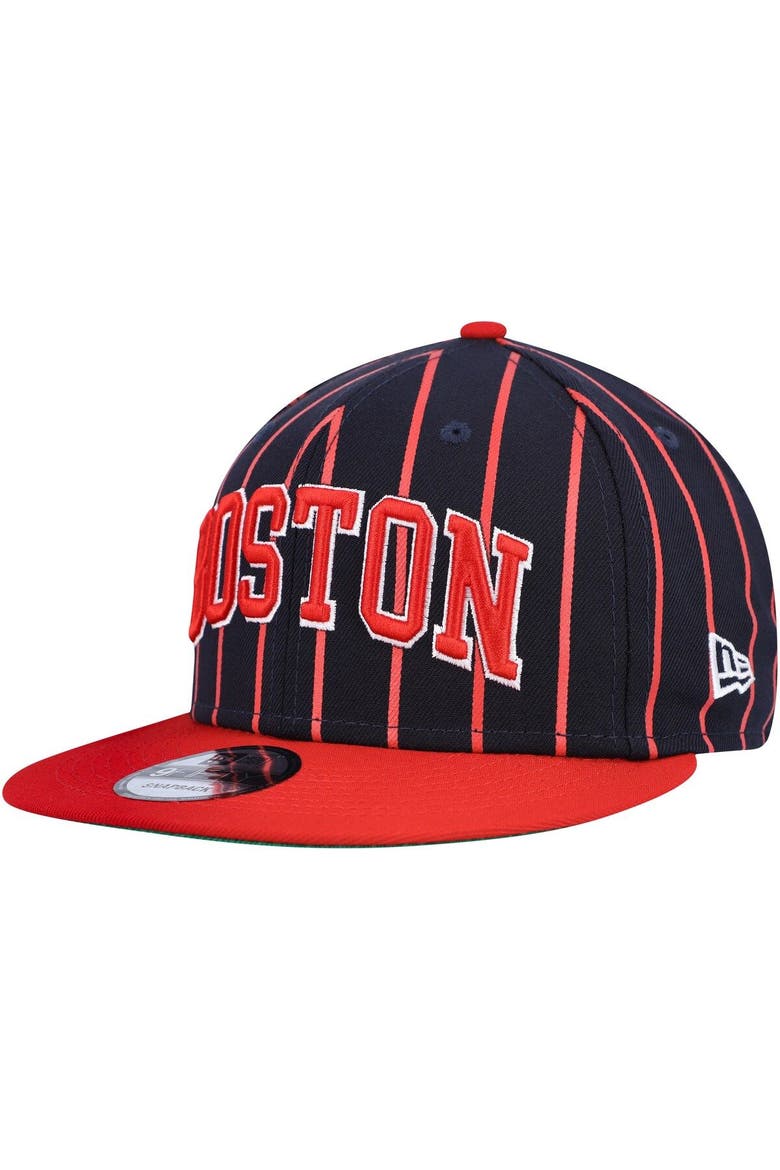 Men's New Era  Navy/Red Boston Red Sox City Arch 9FIFTY Snapback Hat, Alternate, color, Navy