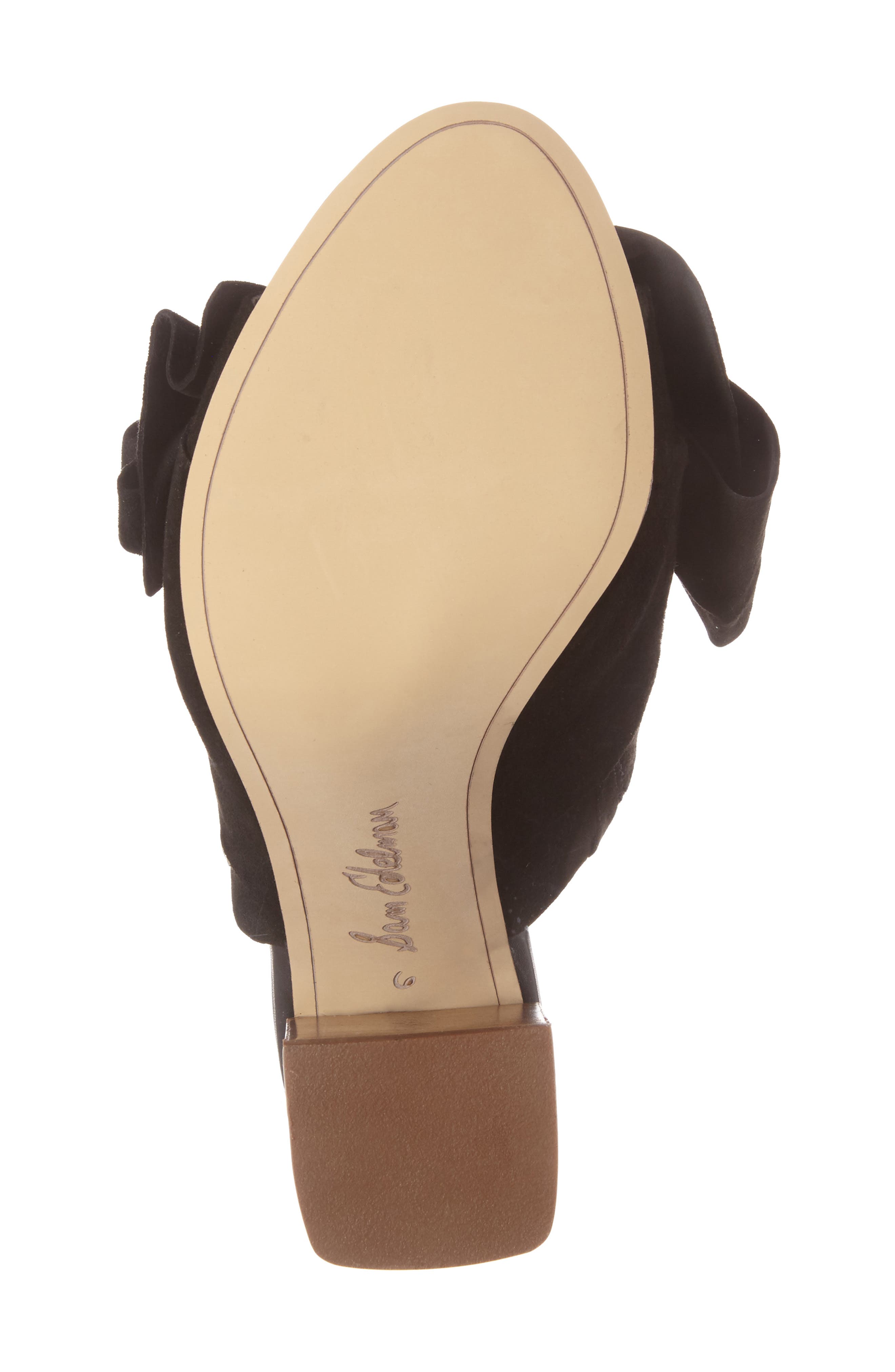 Yumi Bow Mule, Alternate, color, BLACK