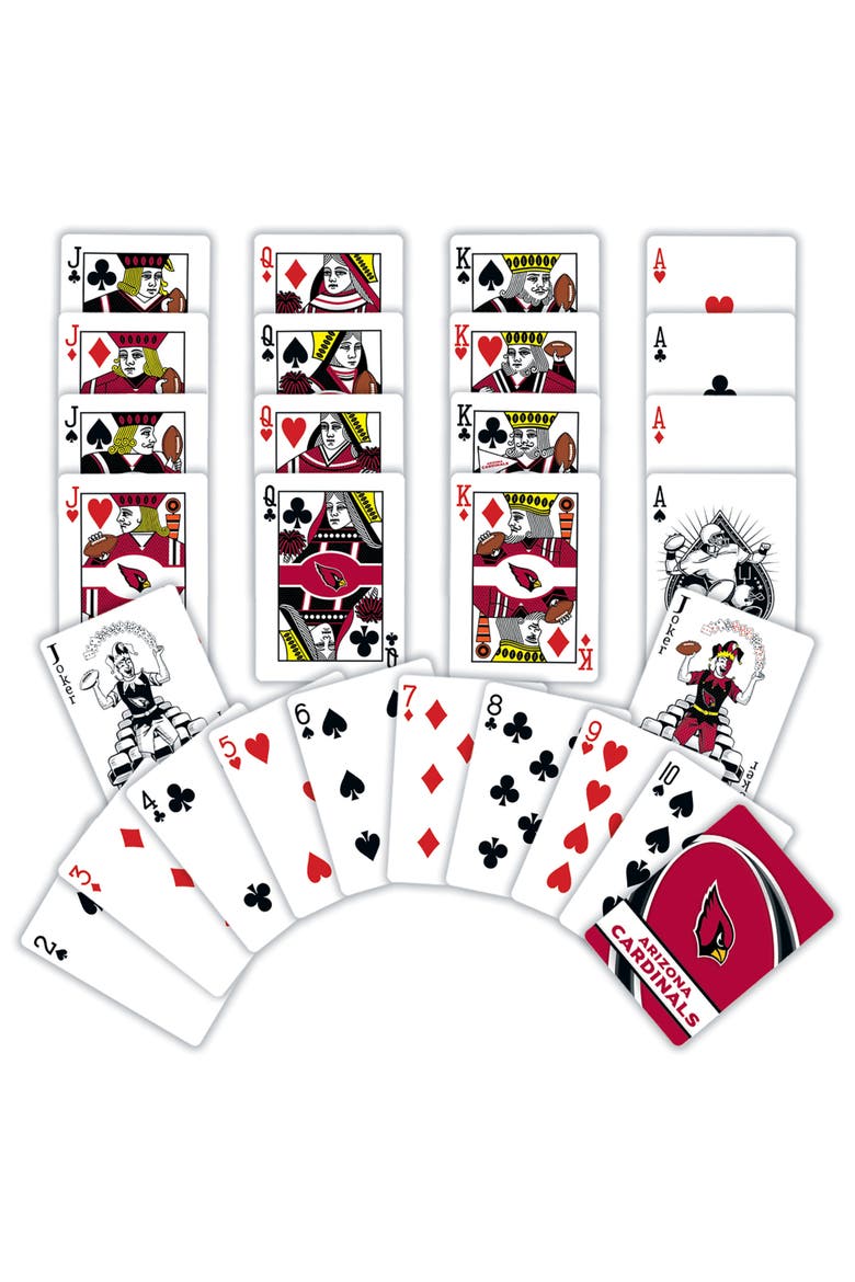 Arizona Cardinals Playing Cards, Alternate, color, Multicolor
