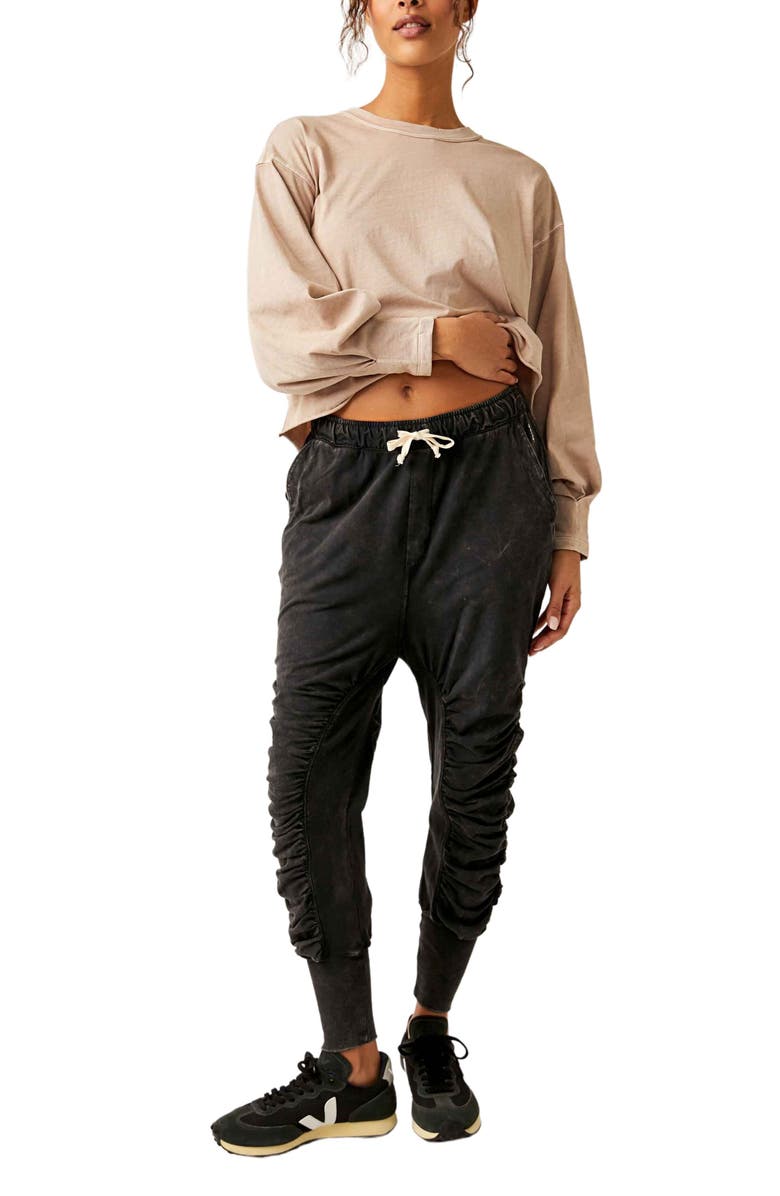 Free People FP Movement Rematch Tapered Leg Drawstring Pants, Alternate, color,