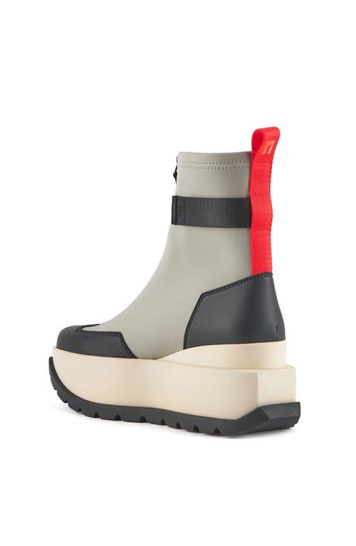 United Nude Roko Platform Bootie In Sustained Grey