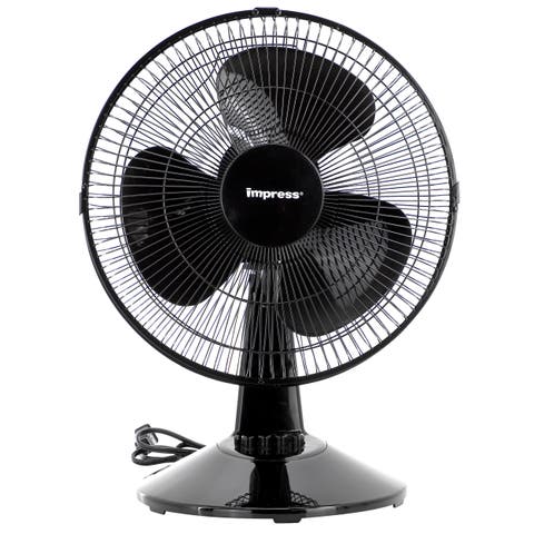 12 Inch 3 Speed Oscillating Table Fan