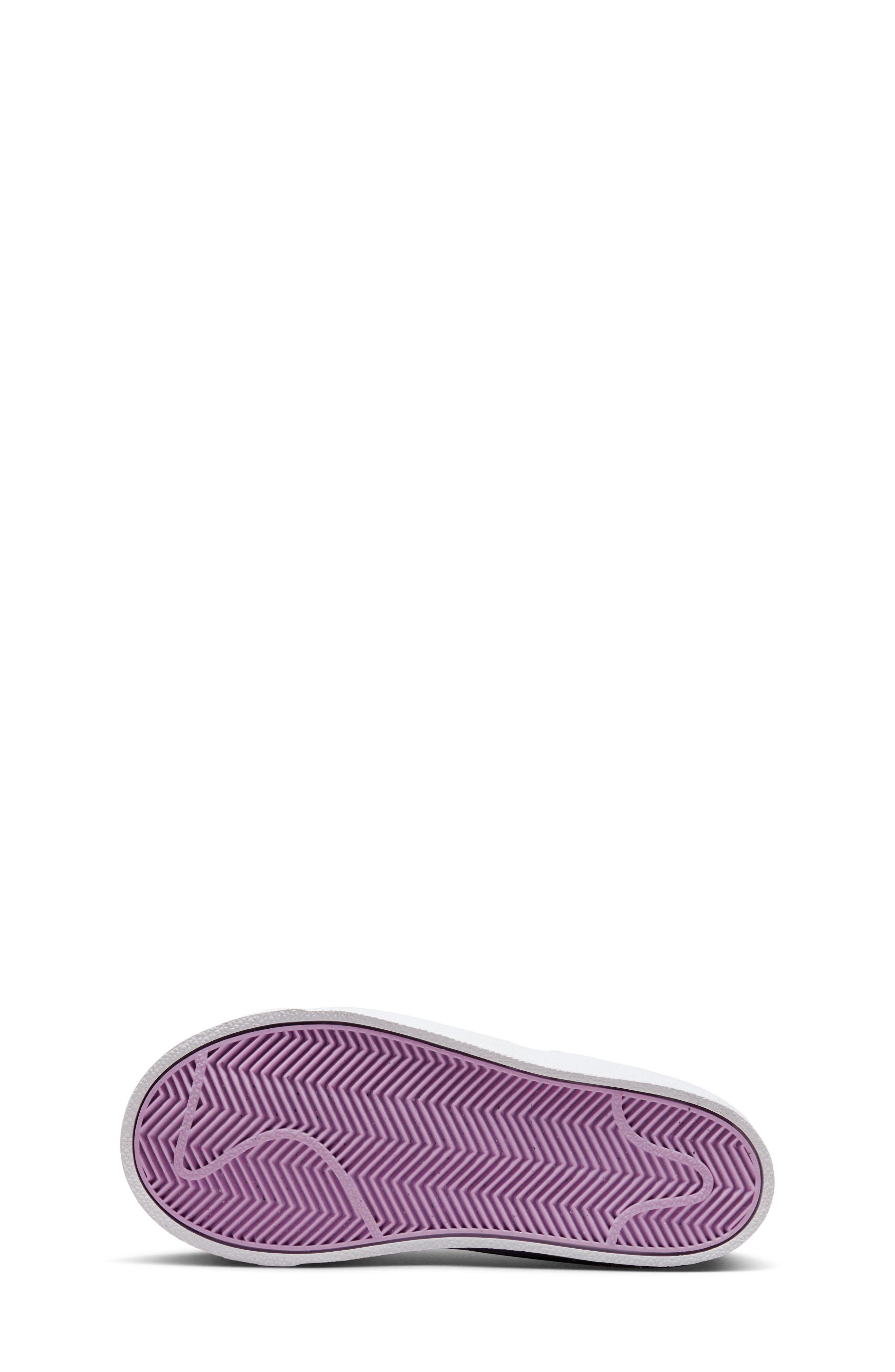 Kids' Blazer Low '77 Low Top Sneaker, Alternate, color, SUMMIT WHITE/ FUCHSIA/ WHITE
