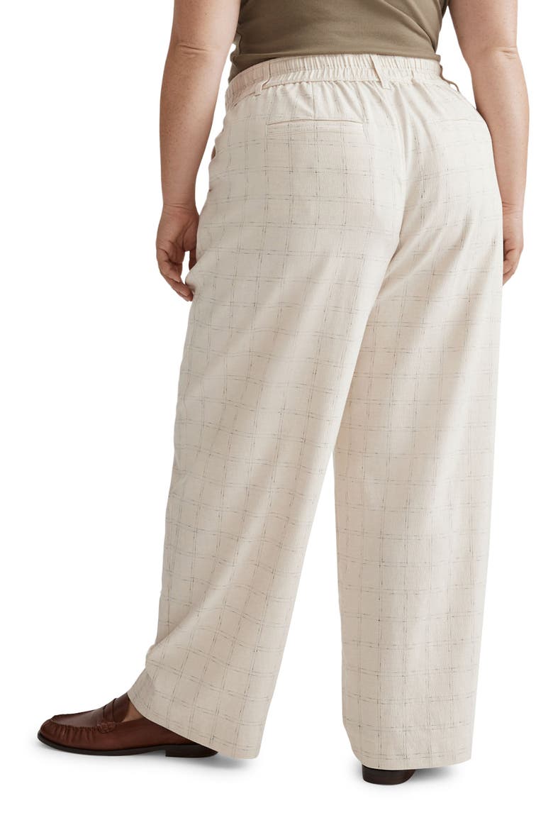 The Untailored Plaid Straight Leg Pants, Alternate, color, WINDOWPANE