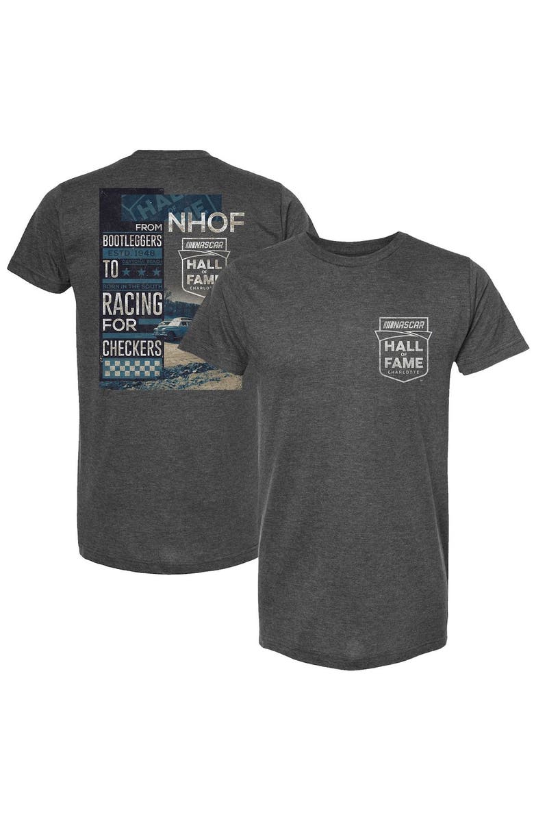 CHECKERED FLAG Men's Checkered Flag Charcoal 2023 NASCAR Hall of Fame Racing For Retro T-Shirt, Alternate, color, Charcoal