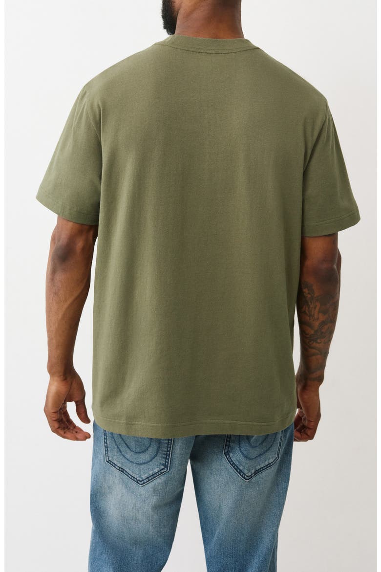 Heavy Logo Cotton T-Shirt, Alternate, color, KALAMATA