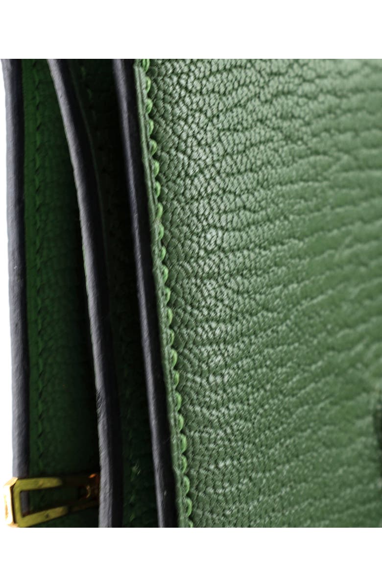 Pre-Owned Hermes Trifold Bearn Wallet Chevre Mysore Compact, Alternate, color, Vert Criquet