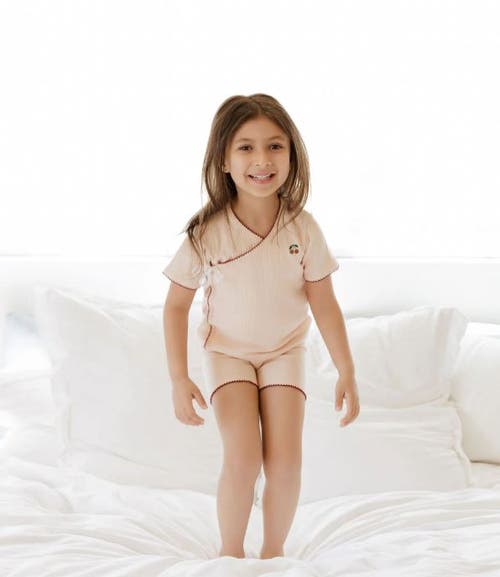 Ely's & Co. Embroidered Cherry Collection In Pink