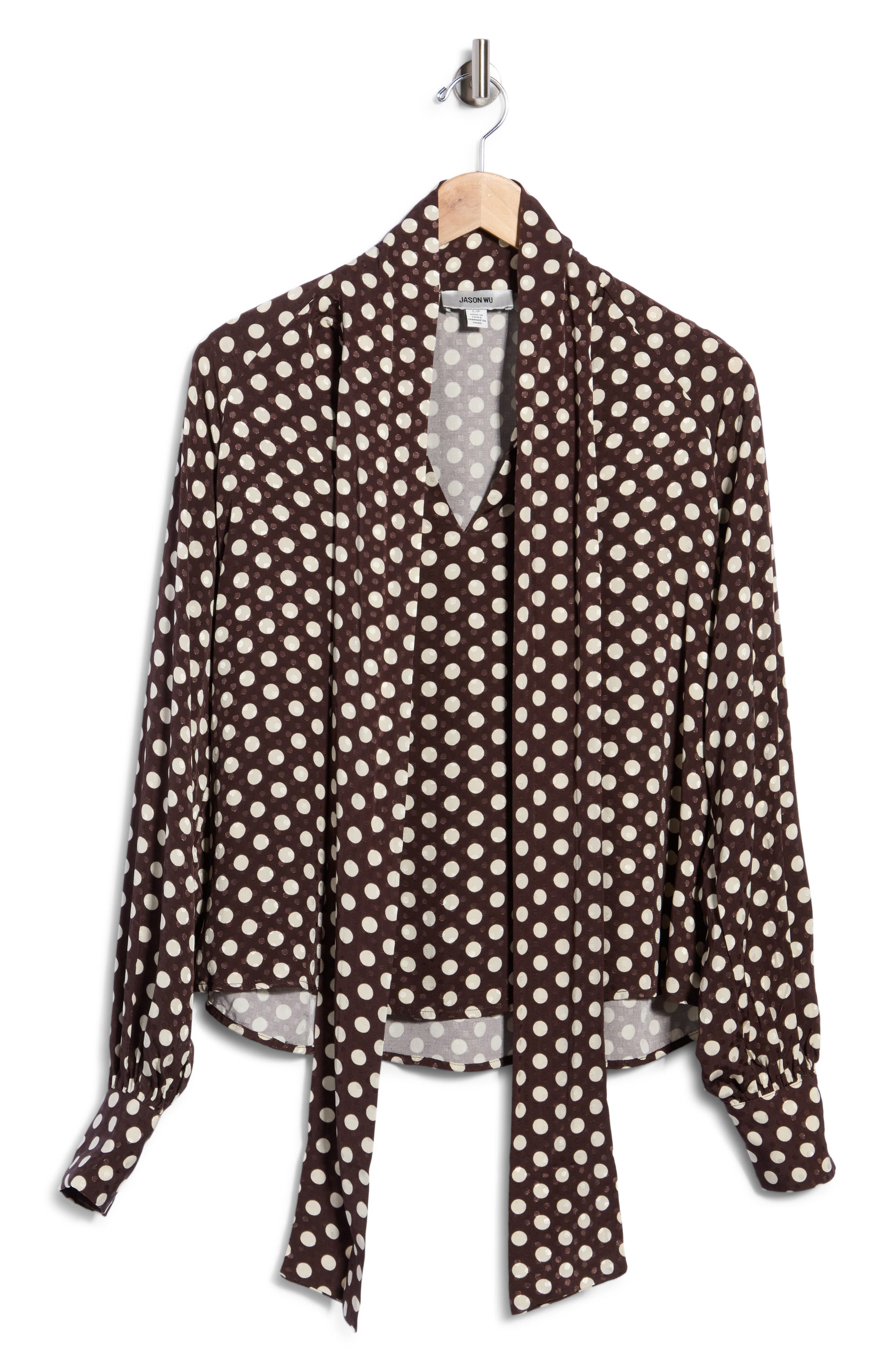 selected CHOCOLATE/ IVORY DOTS