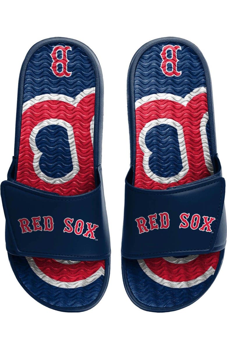 FOCO Youth FOCO Boston Red Sox Gel Slide Sandals, Main, color,