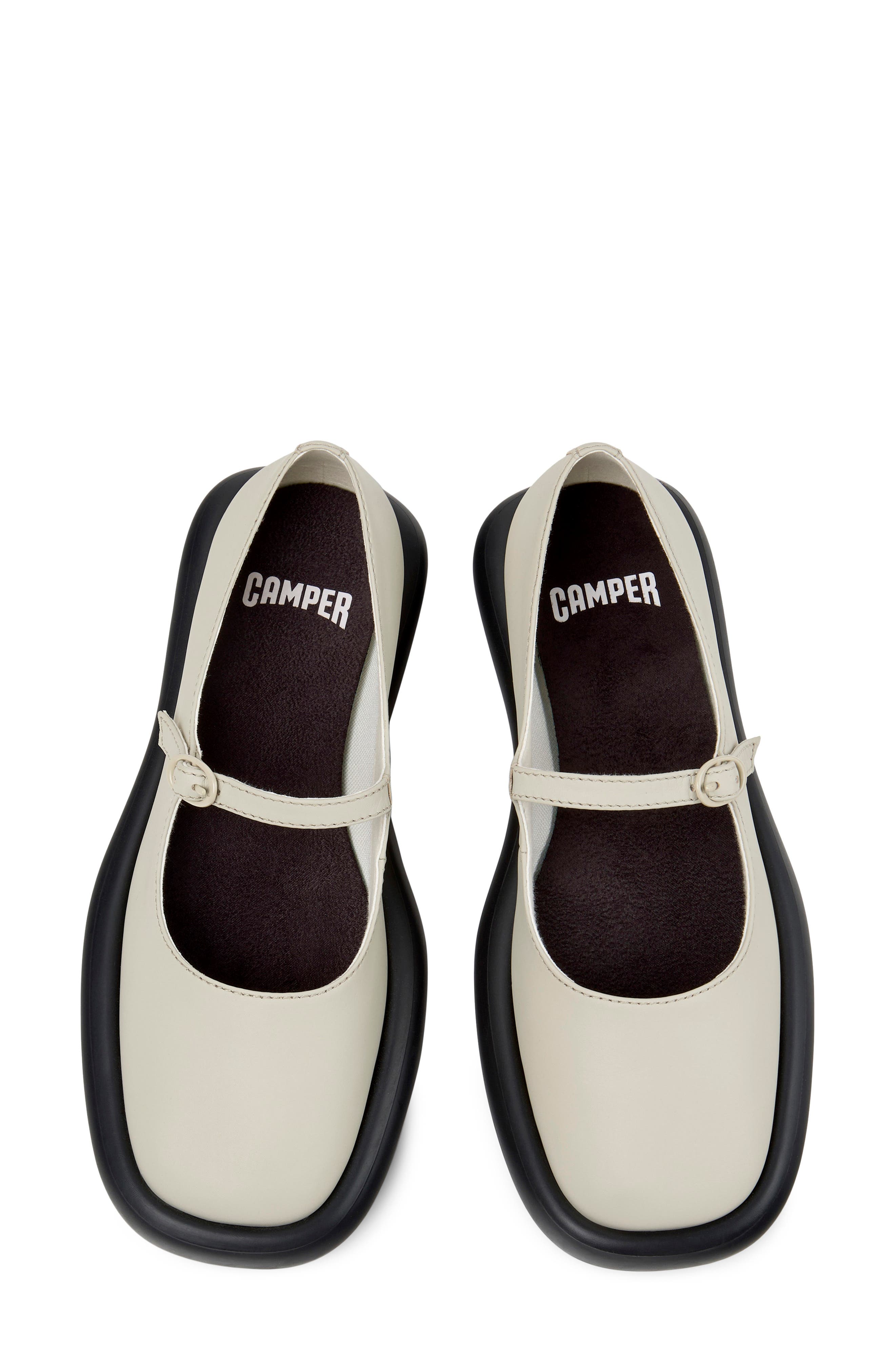 Camper Onda Mary Jane Flat, Alternate, color, Light Pastel Grey