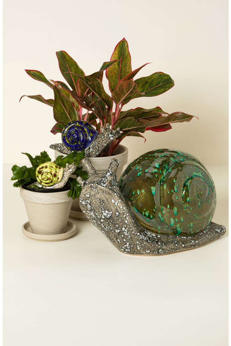 Ceramic Garden Snail by Goose and Company Ltd, Alternate, color, Multi