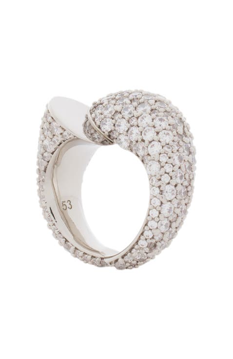 Haute Séquence Rhinestone Ring