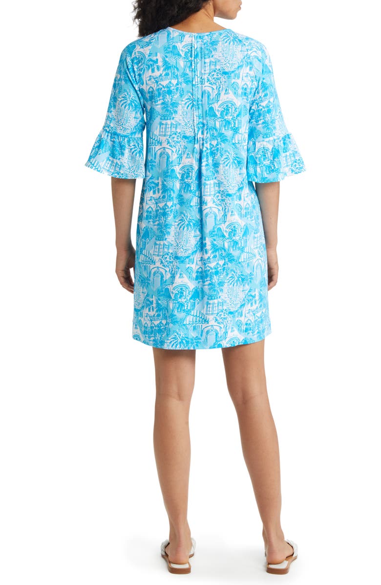 Lilly Pulitzer<sup>®</sup> Krysta Split Neck Shift Dress, Alternate, color, 
