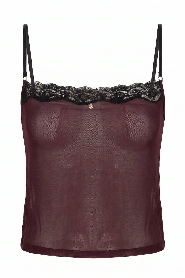 Rouge Amour Camisole Set, Main, color, Burgundy