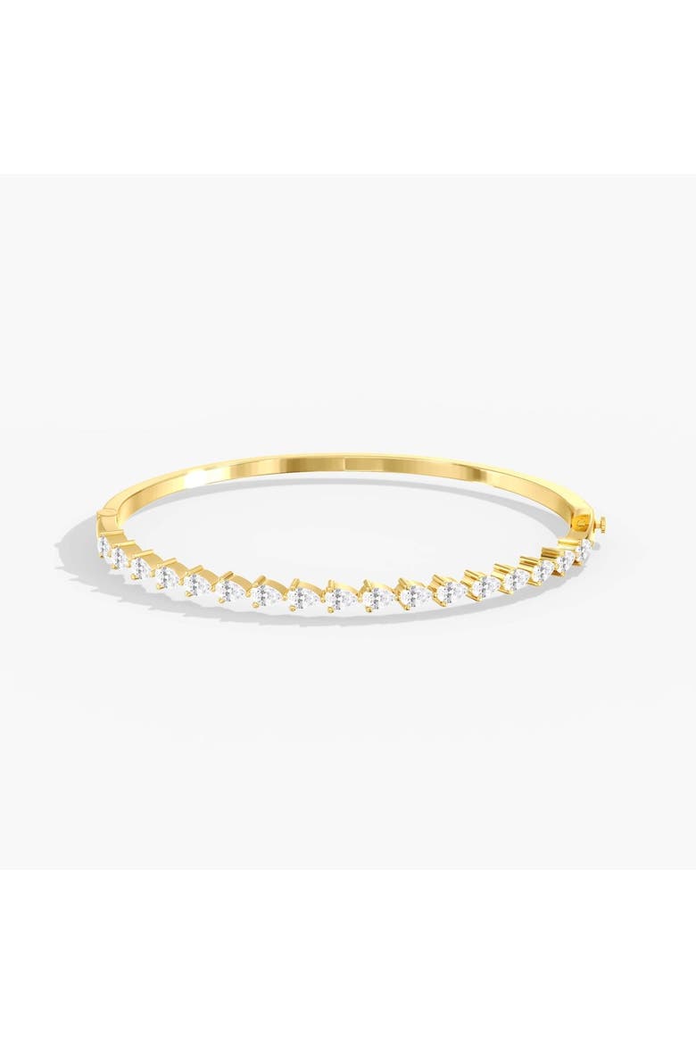 East West Pear Lab Diamond Bangle in 14K, Main, color, Yellow Gold