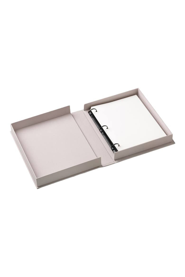 Dogs Embroidered Photo Album, Alternate, color, BEIGE MULTI