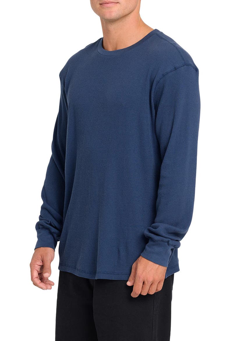 Essential Long Sleeve Thermal T-Shirt, Alternate, color, DARK DENIM