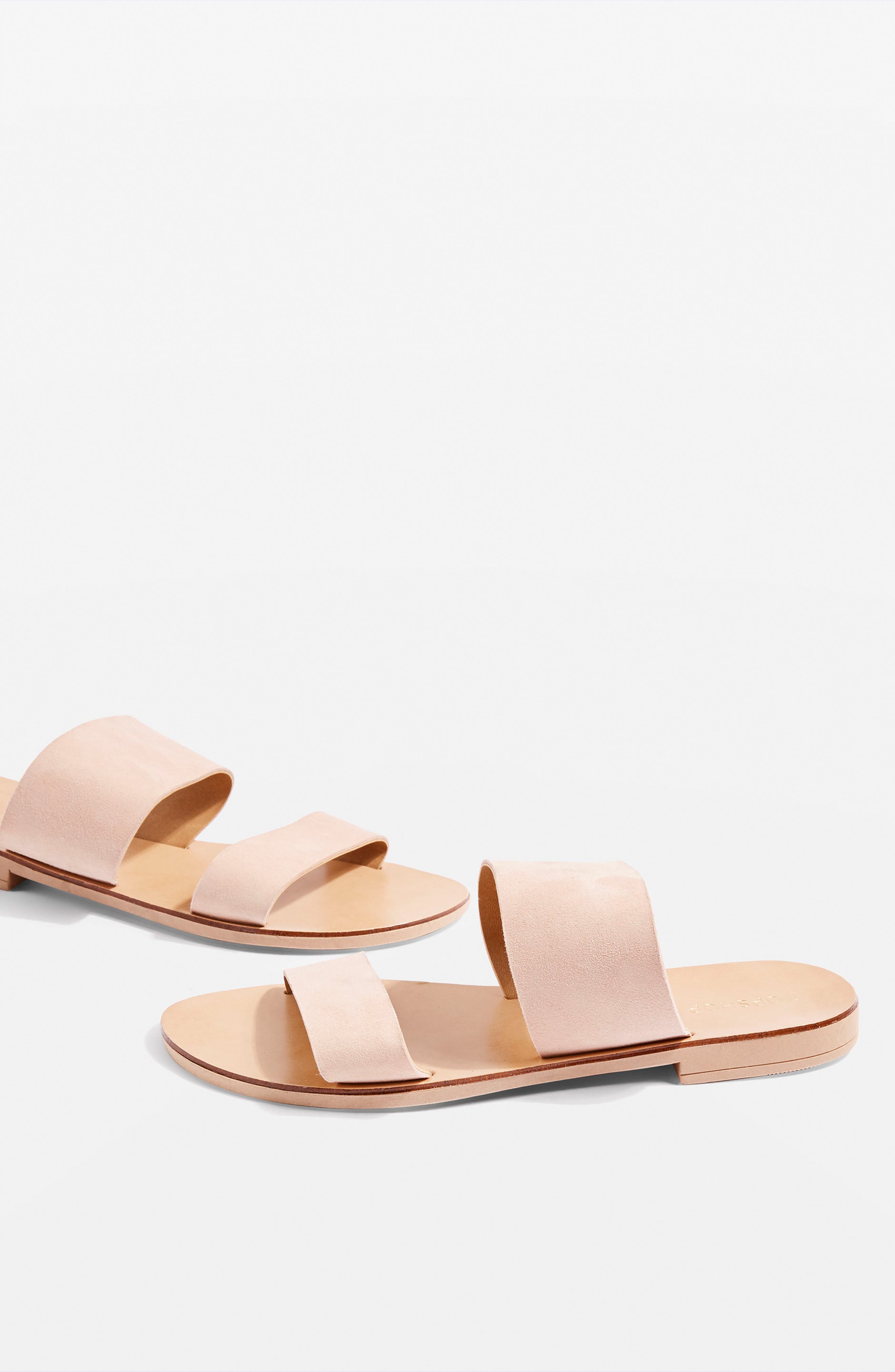Topshop Happy Suede Sandal, Main, color, 