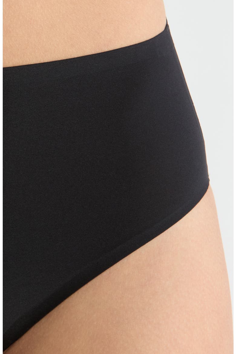 Soft Stretch 3-Pack High Cut Briefs, Alternate, color, BLACK