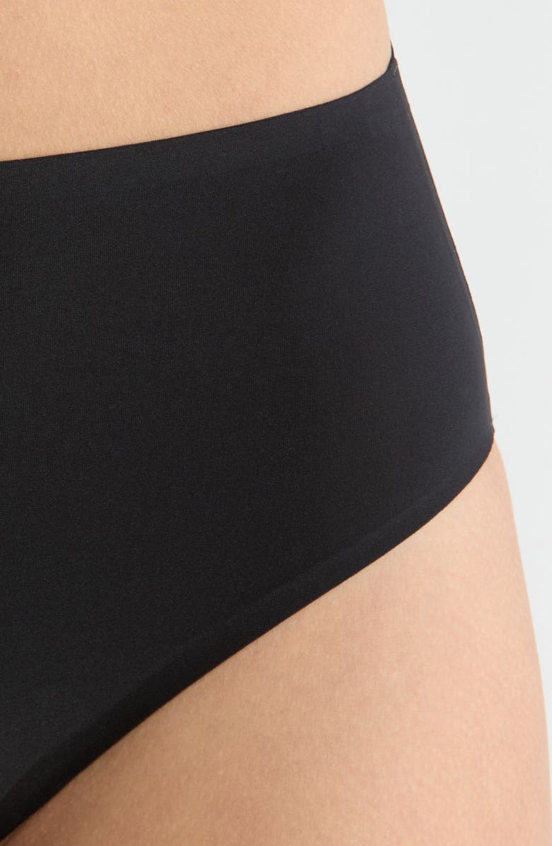 Chantelle Lingerie Soft Stretch 3-Pack High Cut Briefs, Alternate, color, Black