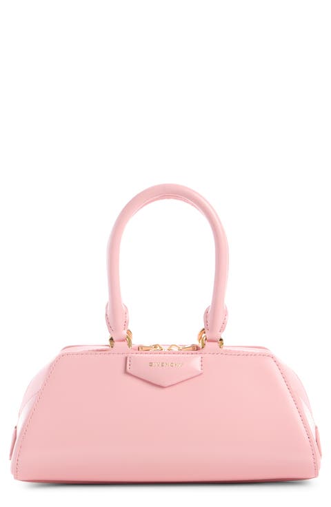 Mini Antigona Leather East/West Satchel