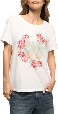 Lucky Brand Guns N Rose Embellished T-Shirt