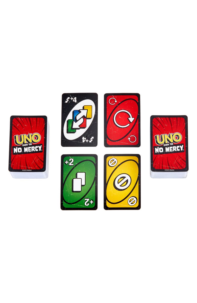 Mattel Show 'Em No Mercy Card Game, Alternate, color, 