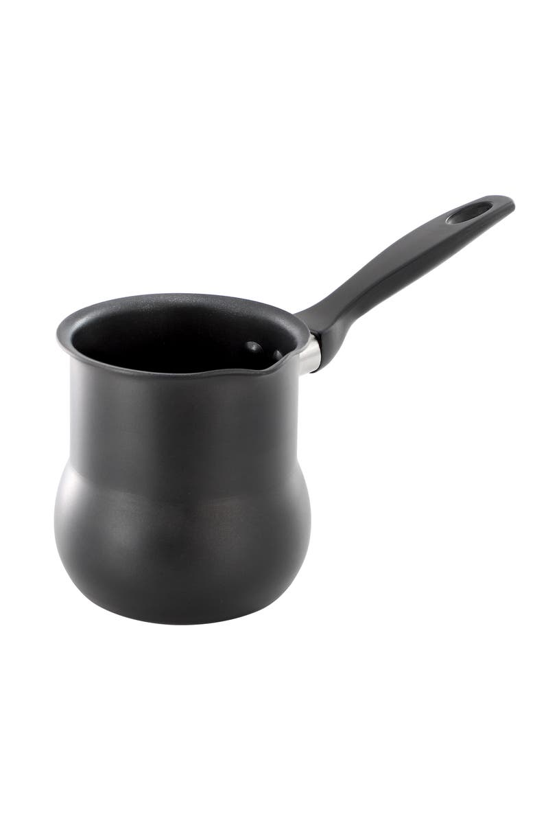 Better Chef 0.6 Quart Aluminum Nonstick Turkish Coffee Warmer, Main, color, Black