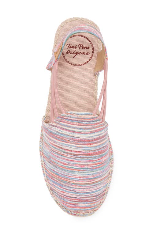 Toni Pons Noa Espadrille Flat In Pink